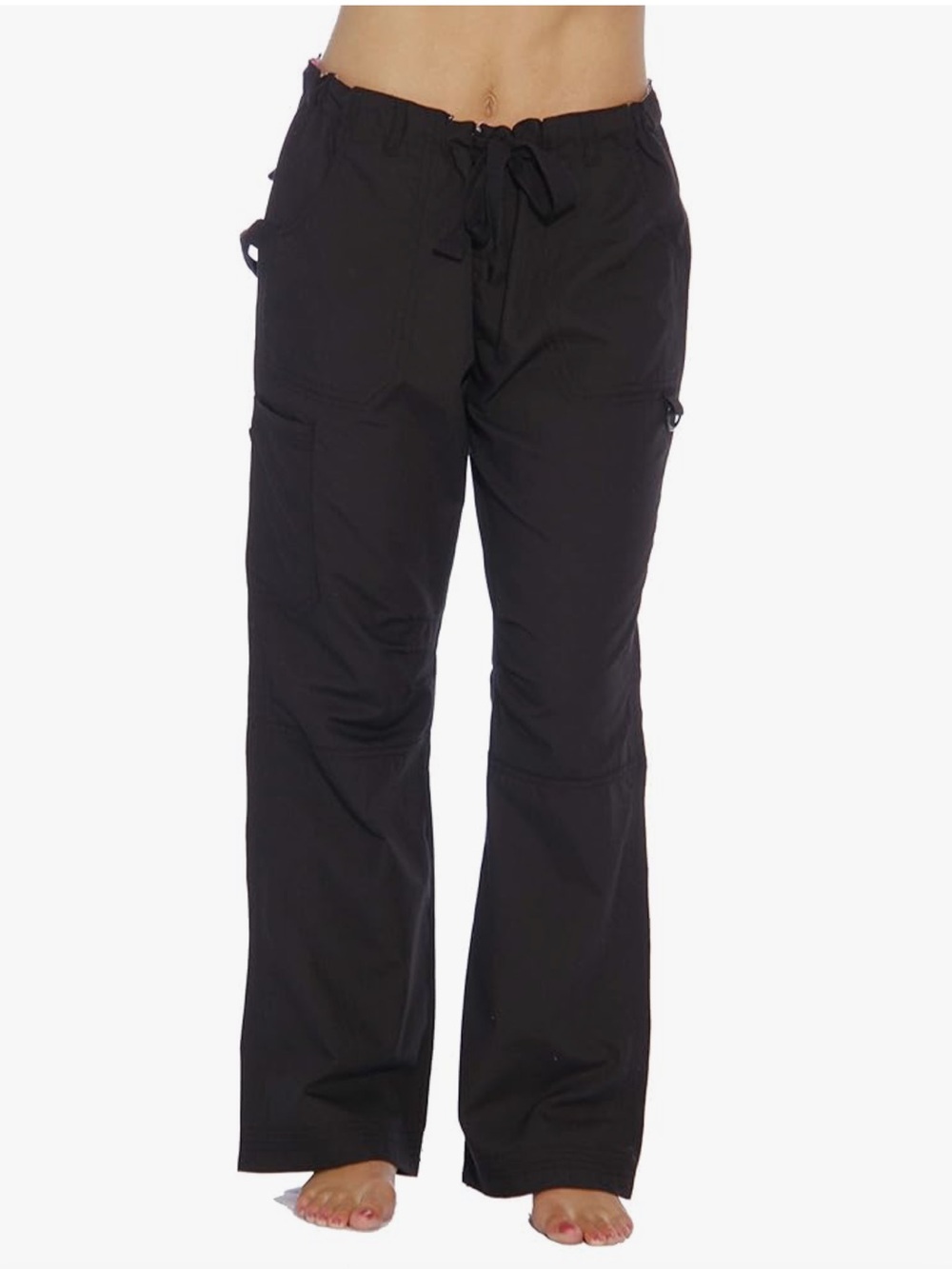 Just Live Black Utility Pants Small